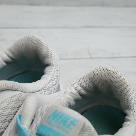 Nike Flex Trainer 6 Womens Sz 8 Blue Gray TR6 Running Shoes Sneakers 831217-002 - Picture 7 of 10